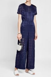 Diane von Furstenberg Wide Leg Jumpsuit at Stylebop